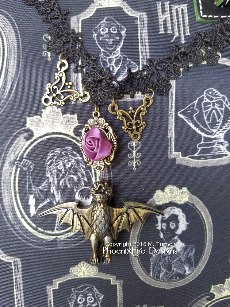 Haunted mansion necklace discount
