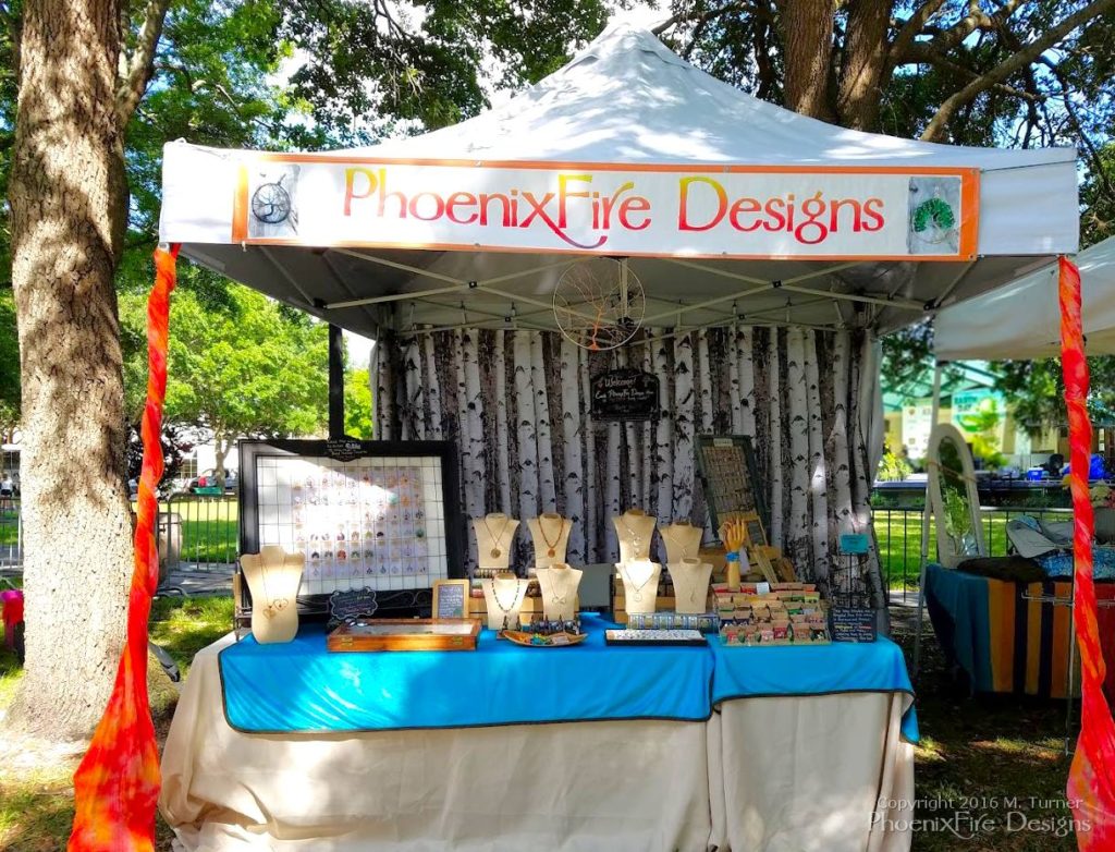 Intro to Craft Show Vendor Selecting a tent; tent reviews and recommendations; tent weights and from experienced market vendor PhoenixFire Designs