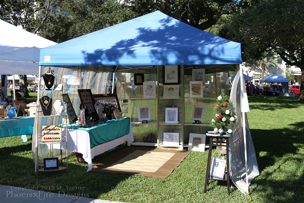 PhoenixFire Designs first ever show tent, just goes to show how far I've come and how you grow, change and develop your display and vendor booth presence over the years!